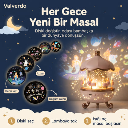 Tavşanlı Atlıkarınca Gece Lambası